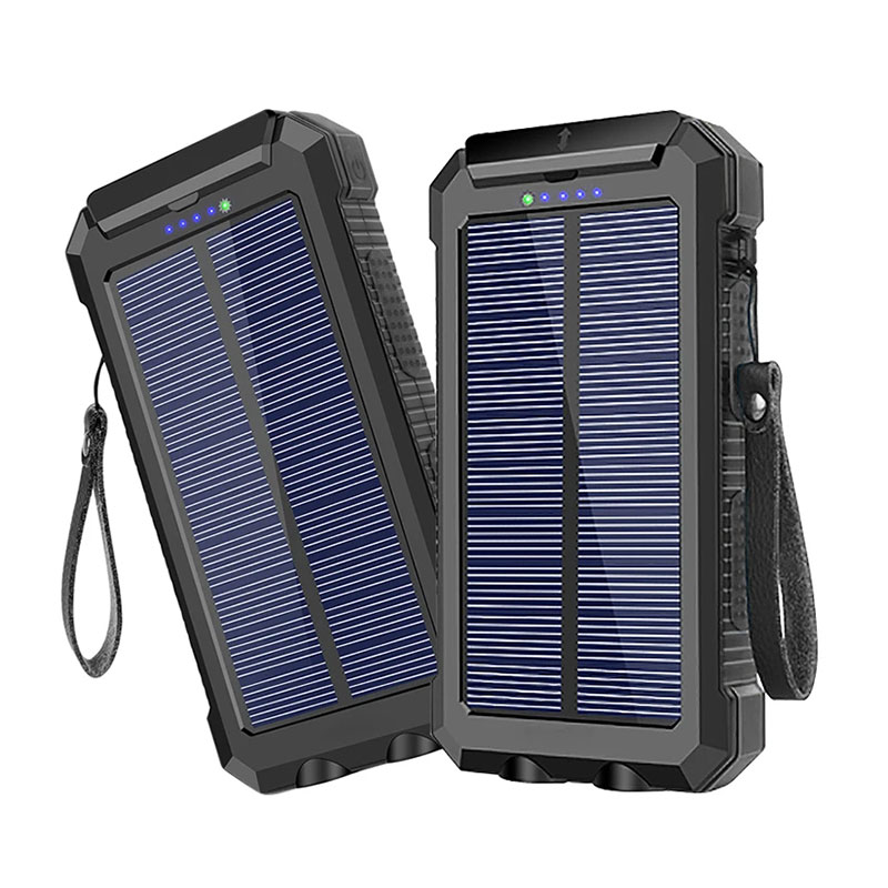 Solar Power Bank Snel opladen voor mobiele telefoon